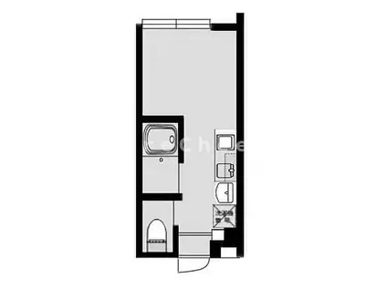 ウキ池袋西(ワンルーム/1階)の間取り写真