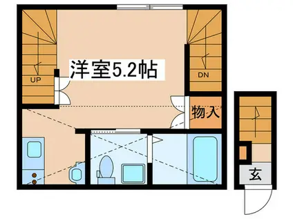 アークファースト町田(ワンルーム/2階)の間取り写真