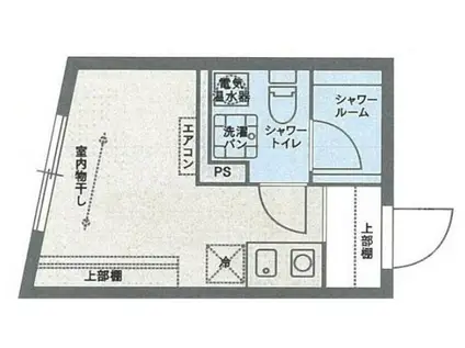 COCOFLAT小竹向原II(ワンルーム/3階)の間取り写真
