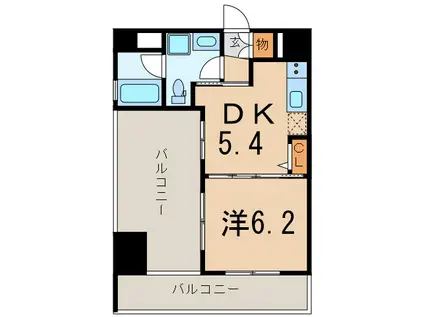 T´S GARDEN東池袋(1DK/12階)の間取り写真