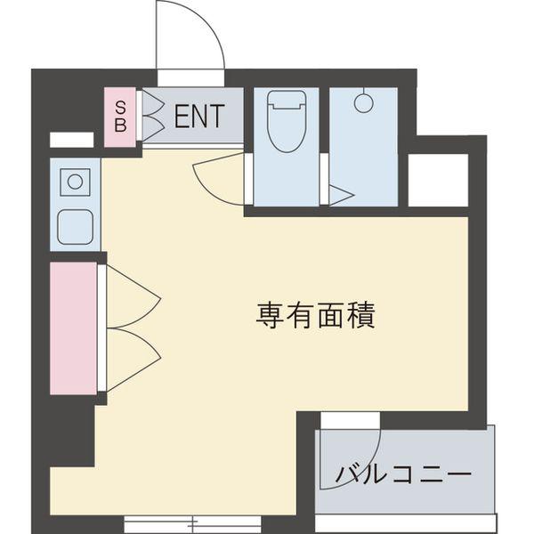 CO-COONO上北沢(ワンルーム/4階)の間取り写真