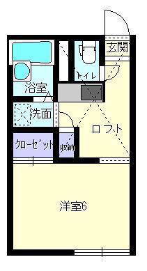 MTセジュール(ワンルーム/1階)の間取り写真