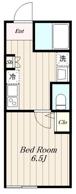 RISTIA海老名(1K/3階)の間取り写真