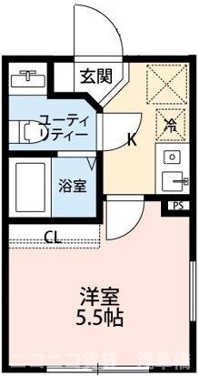 マイスタイル台東三ノ輪(1K/5階)の間取り写真