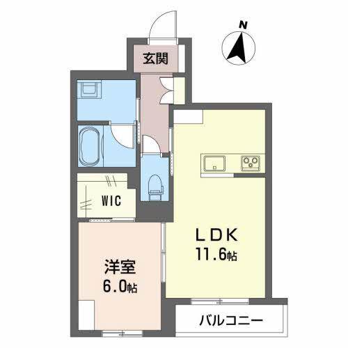 ヴィラ シャテーニュ(1LDK/3階)の間取り写真