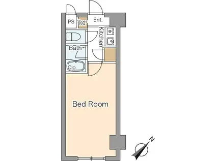 ノアーズアーク博多祇園(1K/11階)の間取り写真