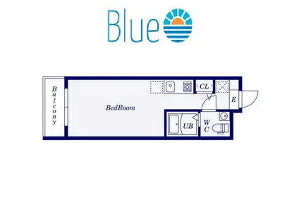 湘南レジデンス(1K/3階)の間取り写真