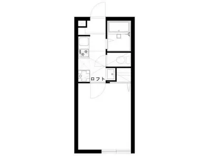 レフォルマ生田(1K/1階)の間取り写真