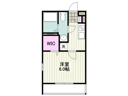 リブリ・COMODO(1K/1階)の間取り写真