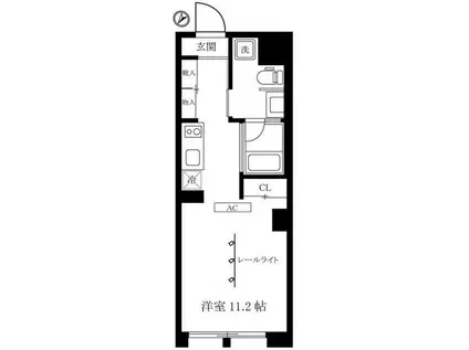 京急本線 京急新子安駅 徒歩6分 10階建 築16年(ワンルーム/5階)の間取り写真