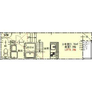 サニーハイツ南川町(1K/2階)の間取り写真