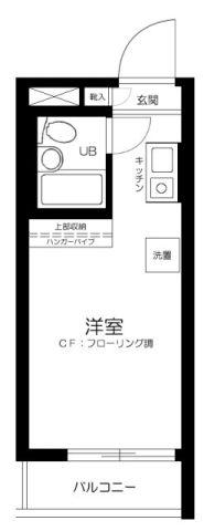 メゾン・ド・ルージュ(ワンルーム/3階)の間取り写真