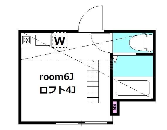 メゾンFUKAISHI浜町(ワンルーム/1階)の間取り写真