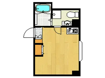 ビラサカエ(ワンルーム/2階)の間取り写真