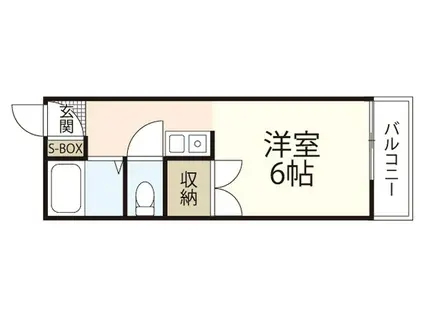 レスポワール・ドゥ東高須(ワンルーム/3階)の間取り写真