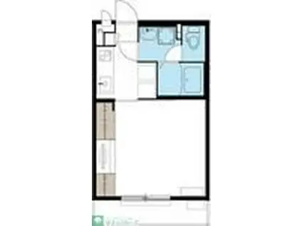 リブリ・GRAND葵(1K/3階)の間取り写真