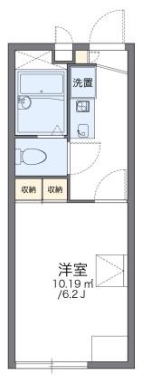 レオパレスマヤコート(1K/2階)の間取り写真