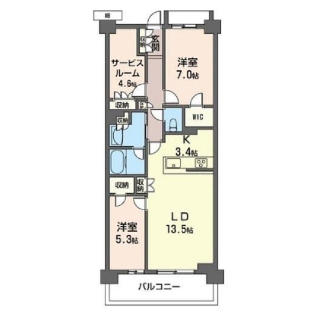 グランドメゾン元住吉ノーステラス(2SLDK/2階)の間取り写真
