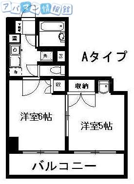 プレステージ新潟(2K/10階)の間取り写真