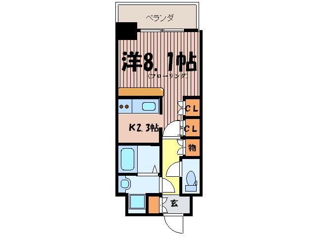 プレミアステージ駒込(1K/14階)の間取り写真