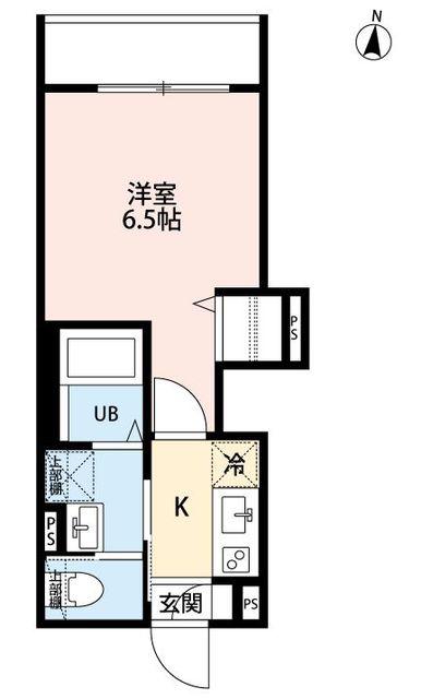 ROBOT HOME 蕨IV(1K/2階)の間取り写真