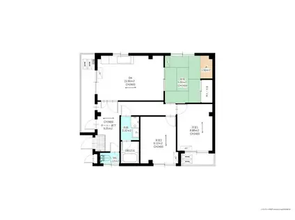 ノースバレー川崎(3LDK/2階)の間取り写真