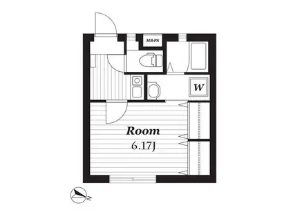 エルシア西永福(1K/3階)の間取り写真