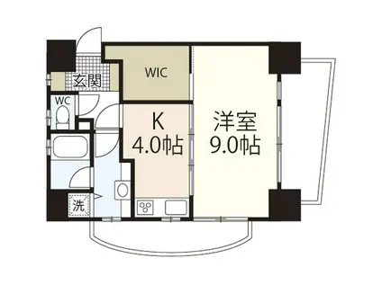 サンクレスト東雲(1DK/7階)の間取り写真