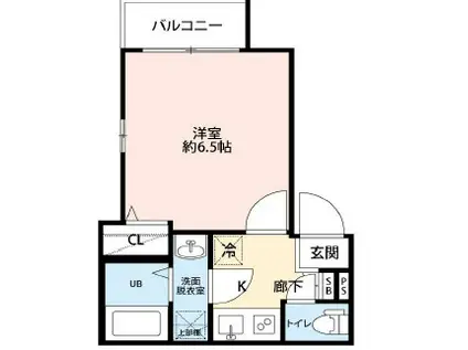 グランクオール中野(1K/4階)の間取り写真