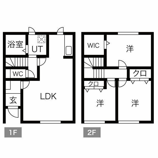 アンソレイエファミーユ(3LDK/1階)の間取り写真