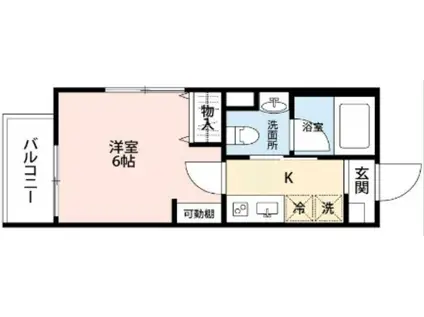 J´Sコート代々木公園 ジェーズコート代々木公園(1K/3階)の間取り写真