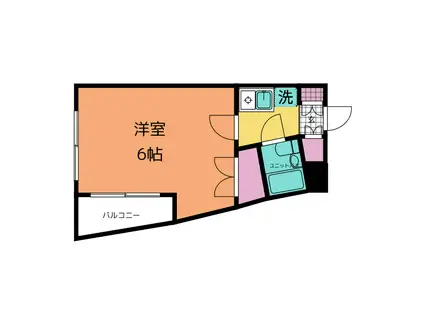 K&S小石川(1K/2階)の間取り写真