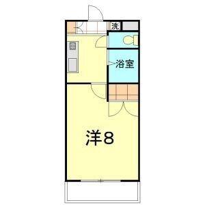 メゾンソフィア(1K/3階)の間取り写真