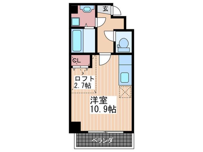 TM住吉ビル(ワンルーム/7階)の間取り写真