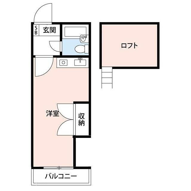 オーツハウス駒沢(ワンルーム/1階)の間取り写真