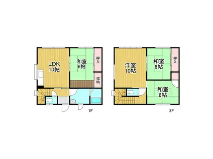 高砂町4丁目37-3AP(4LDK/1階)の間取り写真