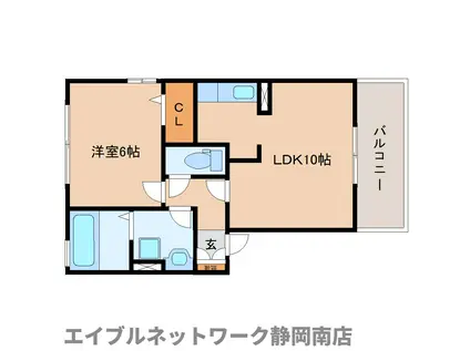 PALAZZO VIERI(1LDK/2階)の間取り写真