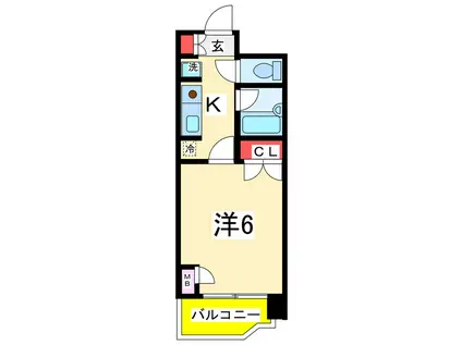 メゾン・ド・エグレット(1K/8階)の間取り写真