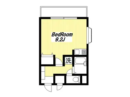 フレグランス生田(ワンルーム/3階)の間取り写真