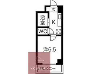 MIRUS AIKAWA (1K/1階)の間取り写真