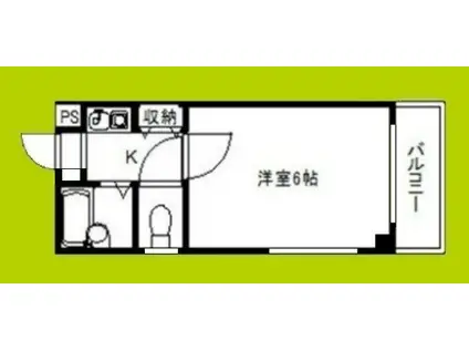 アビタシオン23(1K/4階)の間取り写真