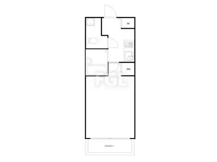 エクスクルーシブID両国(1K/6階)の間取り写真