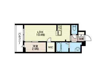 アルテージ錦(1LDK/4階)の間取り写真