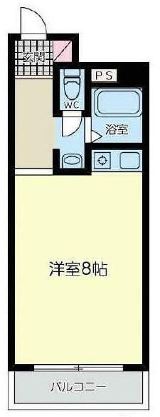 第一古船場マンション(ワンルーム/9階)の間取り写真