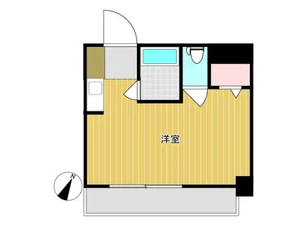 ビラージュ高砂(ワンルーム/5階)の間取り写真