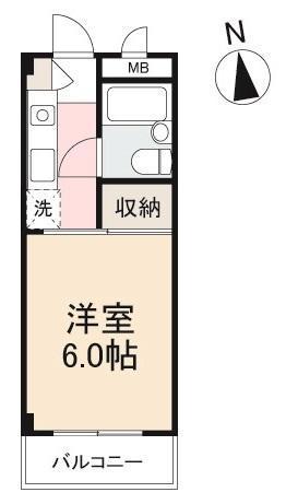 ナビハウス(1K/1階)の間取り写真