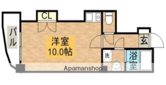 リリーフ大濠III(ワンルーム/3階)の間取り写真