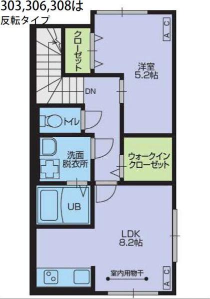 VIVIANA TOP(1LDK/3階)の間取り写真