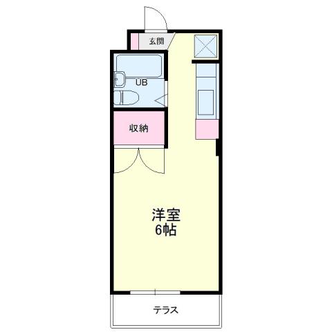 アニバーサリー浅田(1K/3階)の間取り写真