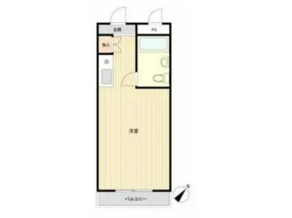 メゾン・ド・ノア明神町(ワンルーム/3階)の間取り写真